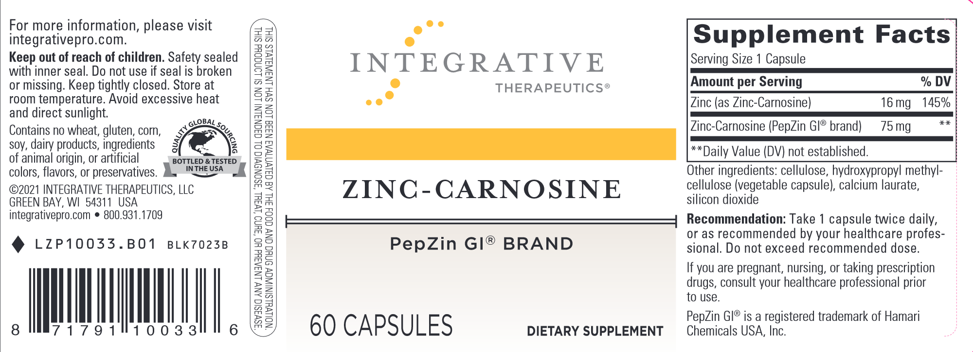 Zinc-Carnosine