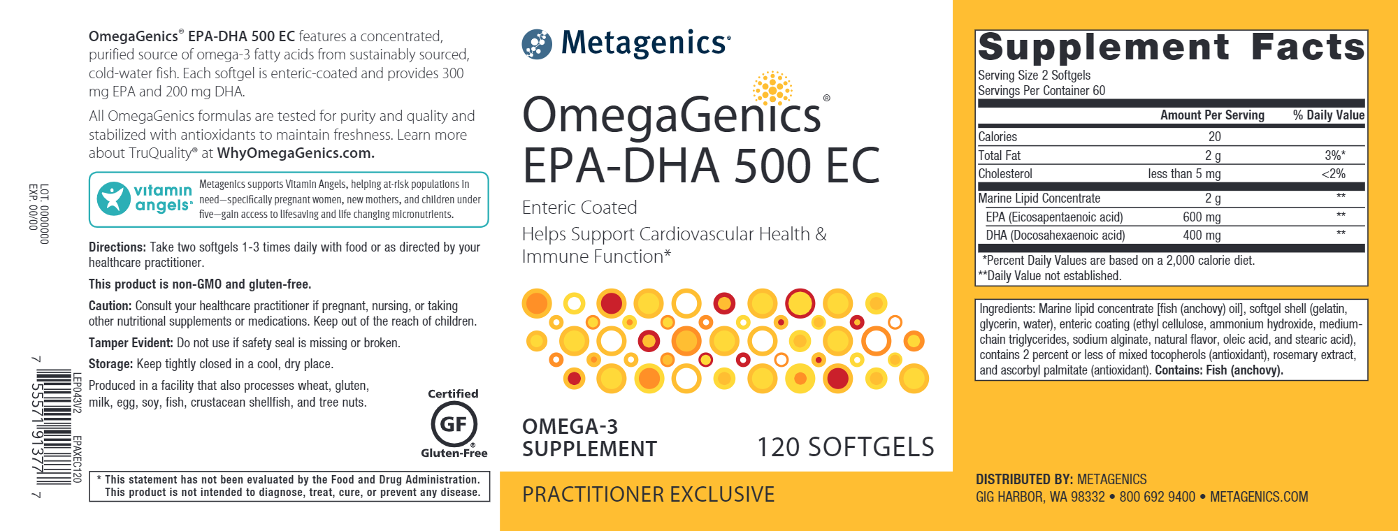 OmegaGenics® EPA-DHA 500