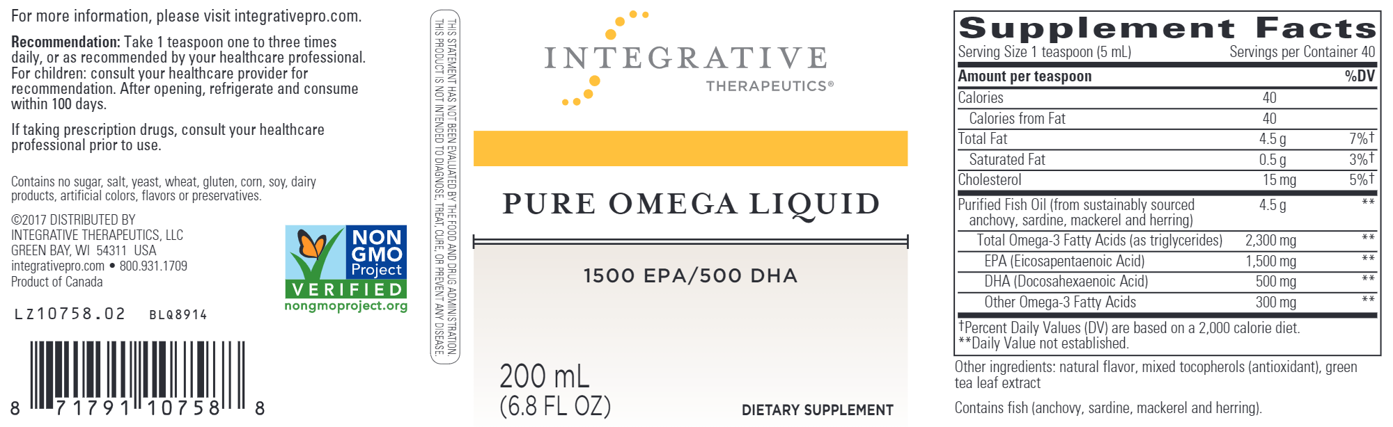 Pure Omega Liquid
