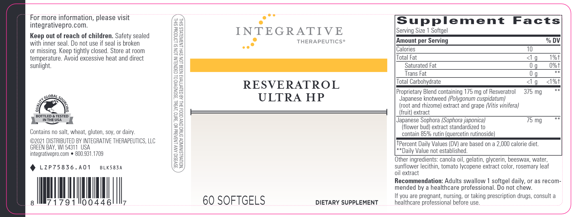 Resveratrol Ultra HP