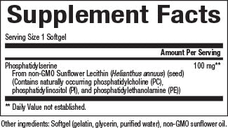 PS Phosphatidylserine 100 mg