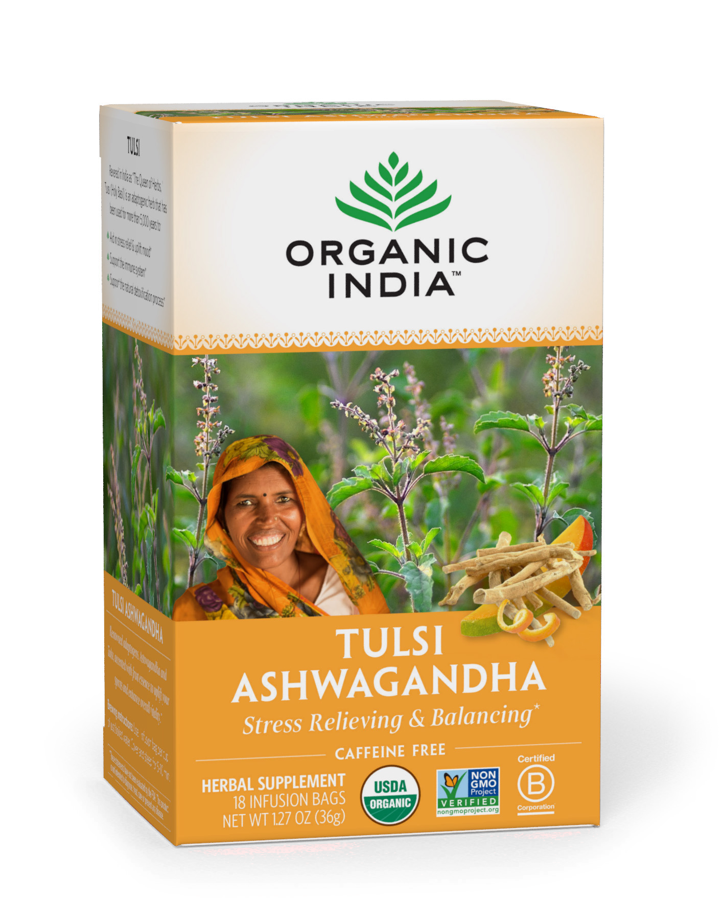 Tulsi Ashwagandha Tea 18ct
