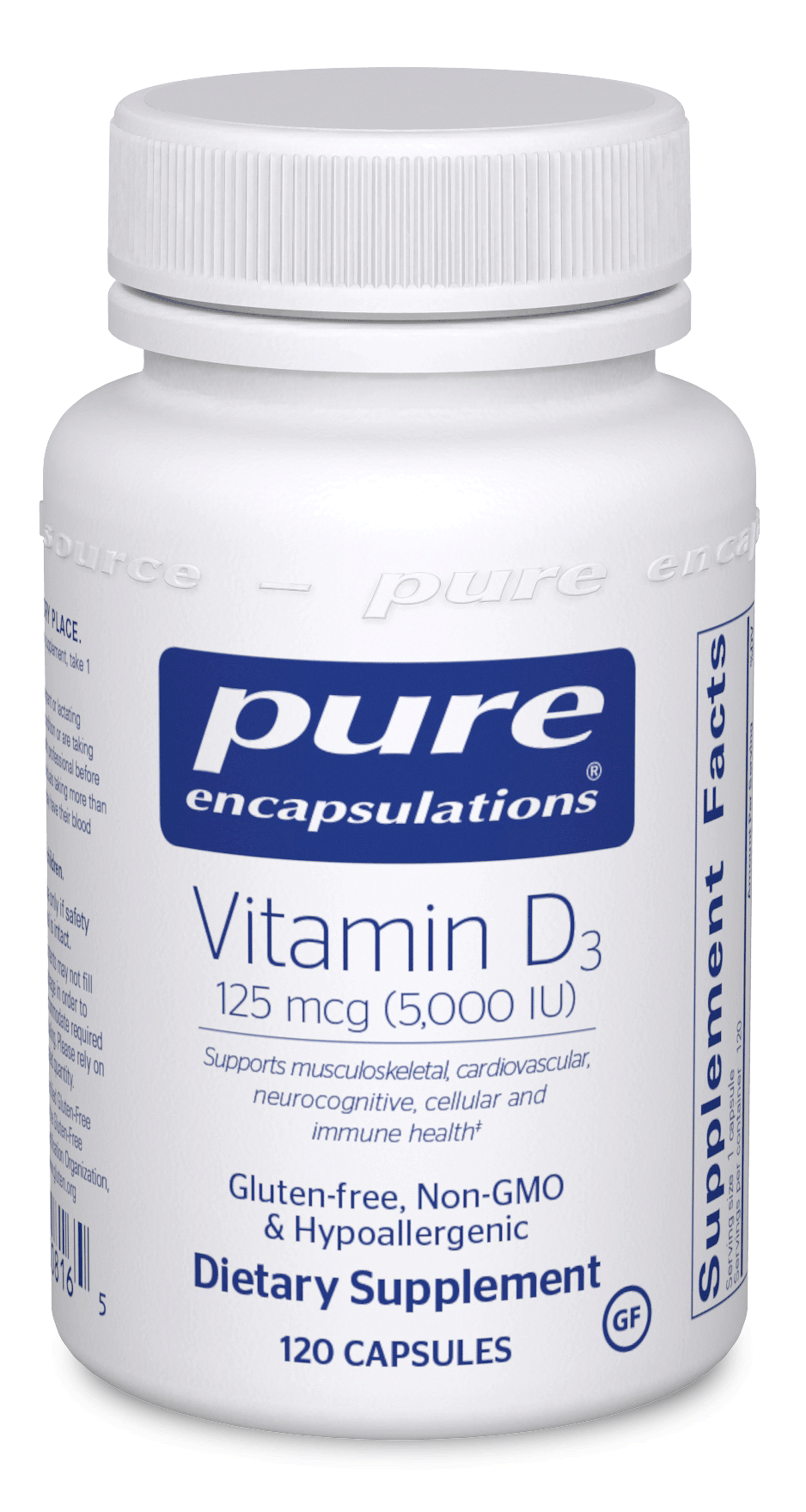 Vitamin D3 125 mcg (5,000 IU)